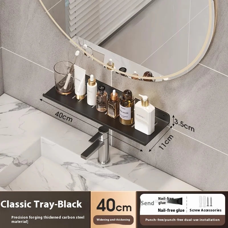 Bathroom storage shelf, washbasin shelf,
