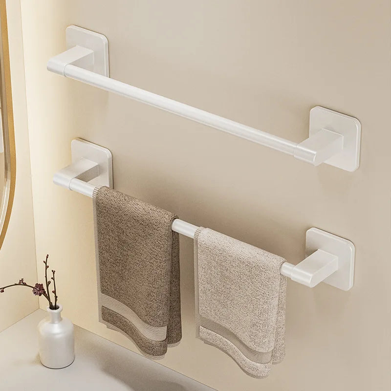 Self-adhesive home bathroom towel holder without drilling