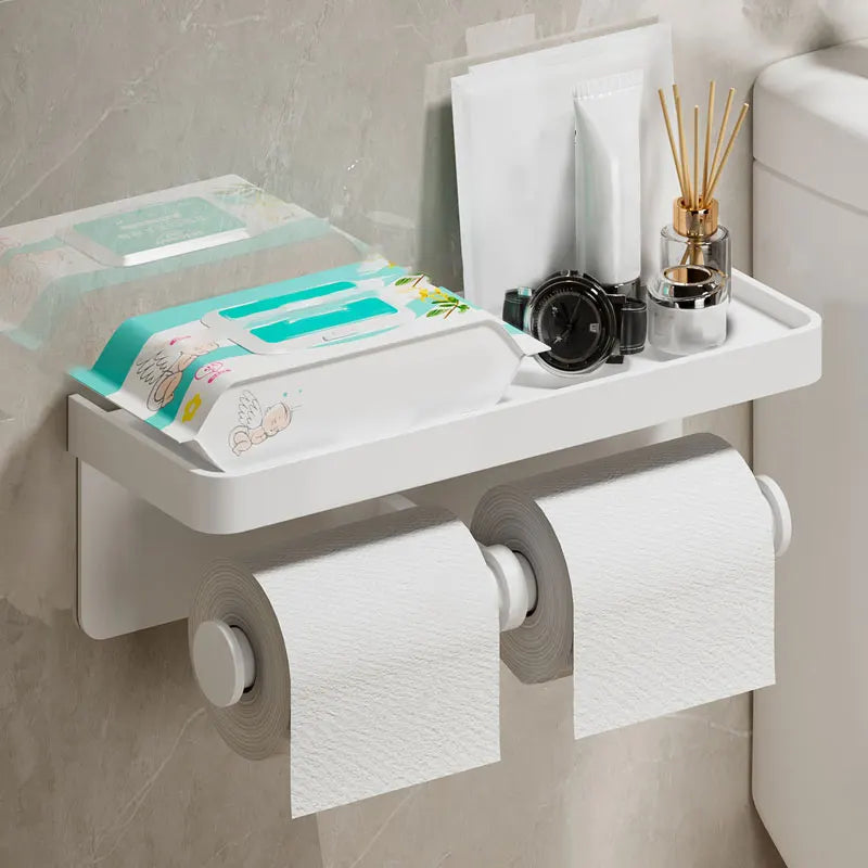 Wall-mounted aluminum alloy paper holder