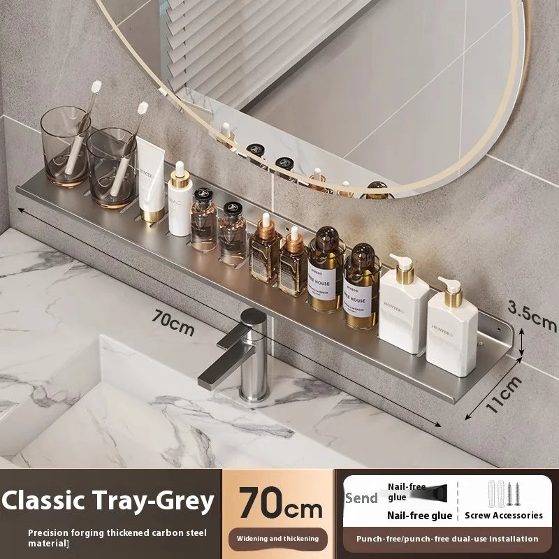 Bathroom storage shelf, washbasin shelf,