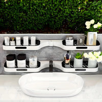 Wall mounted floating shelves,