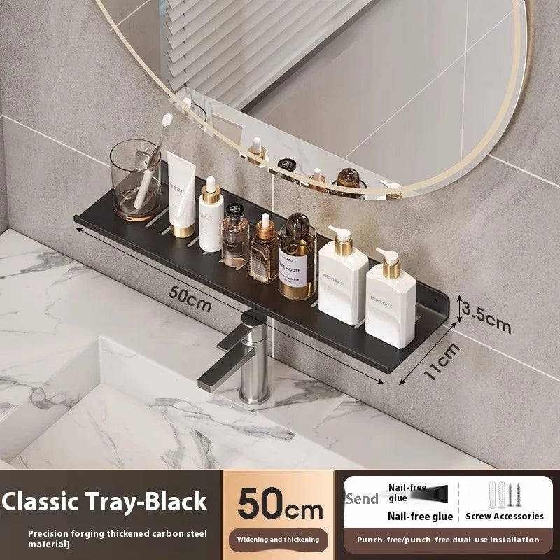 Bathroom storage shelf, washbasin shelf,