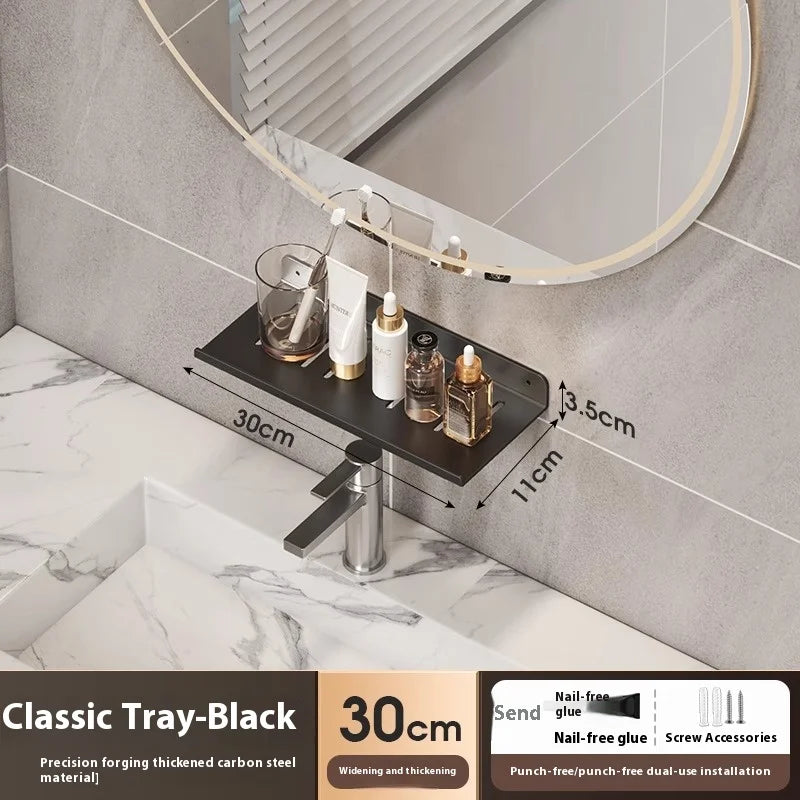 Bathroom storage shelf, washbasin shelf,