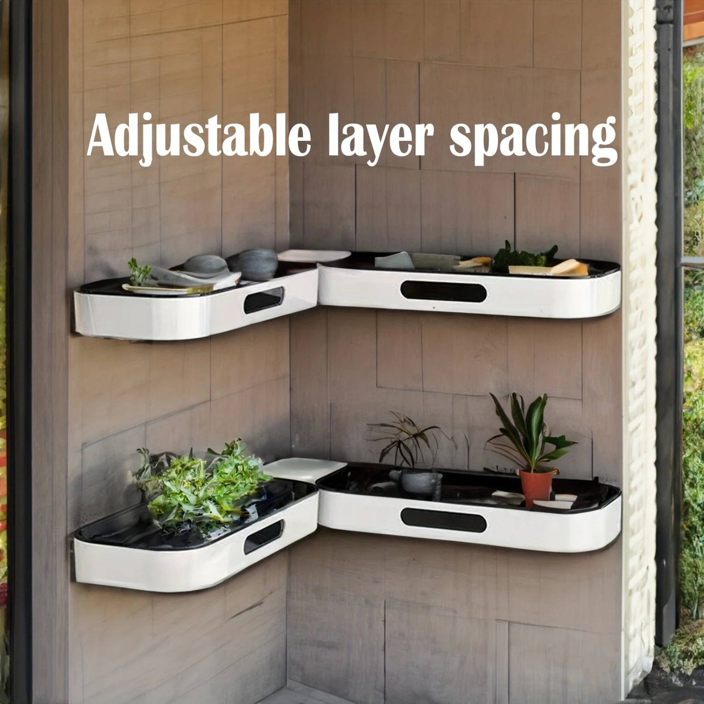 Wall mounted floating shelves,