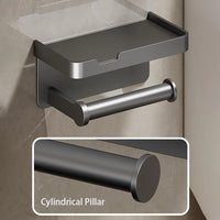 Wall-mounted aluminum alloy paper holder