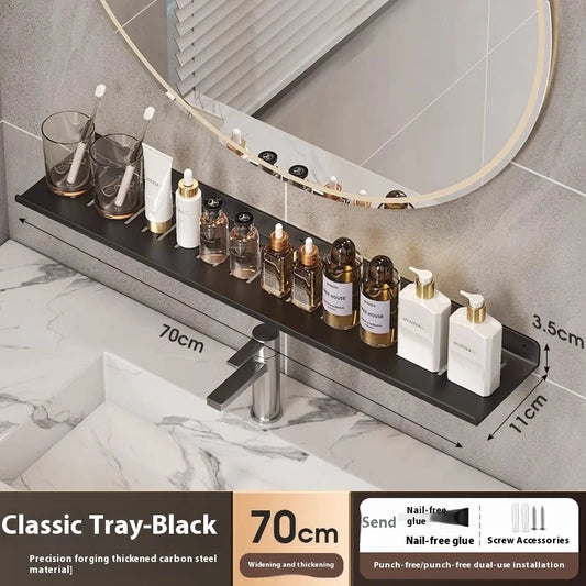 Bathroom storage shelf, washbasin shelf,