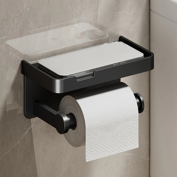 Wall-mounted aluminum alloy paper holder