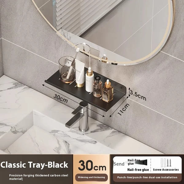 Bathroom storage shelf, washbasin shelf,