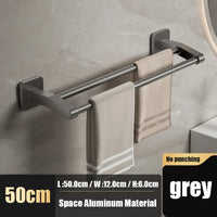 Self-adhesive home bathroom towel holder without drilling