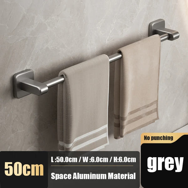 Self-adhesive home bathroom towel holder without drilling