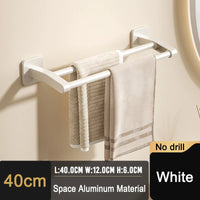 Self-adhesive home bathroom towel holder without drilling