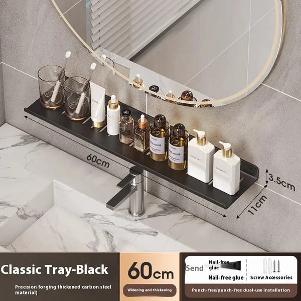 Bathroom storage shelf, washbasin shelf,